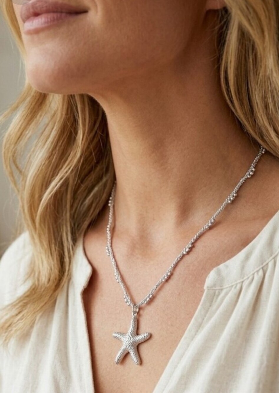 Myra Bag Shimmer Starfish Pendant Necklace